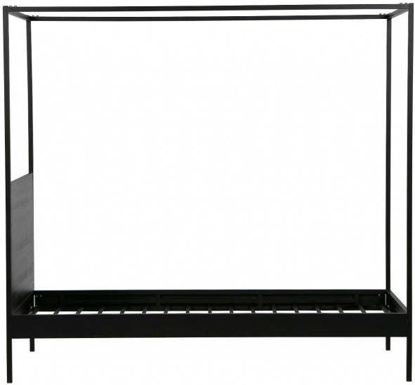 Trendhopper Dani hemelbed metaal zwart 90x200 cm