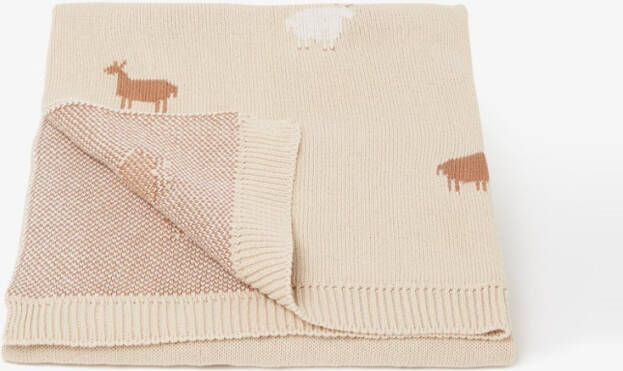 Koeka Goat Valley wiegdeken van katoen 90 x 75 cm
