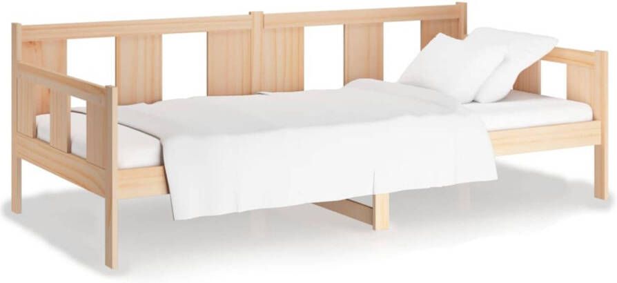 vidaXL Slaapbank massief grenenhout 90x200 cm