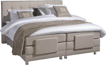 Anno 1588 Elektrische Boxspring Doha Pocketvering Beige 160x200 cm