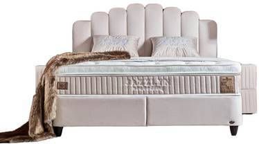 Bedworld Opberg boxspring Jazlynn 180x200 cm Beige