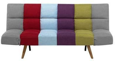 Beliani Ingaro Driezitsbank multicolor polyester