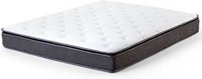 Beliani Joy Pocketverenmatras Grijs 160 x 200 cm