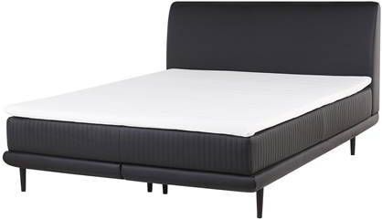 Beliani MADAME Boxspring zwart 140x200