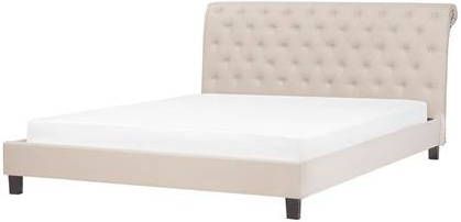 Beliani REIMS Bed beige 180x200