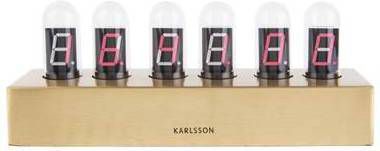 Karlsson Tafelklokken Table clock Cathode base Goudkleurig online kopen