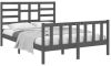 VidaXL Bedframe massief hout grijs 140x190 cm online kopen