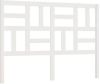 VidaXL Hoofdbord 156x4x104 cm massief grenenhout wit online kopen
