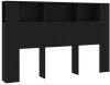 VidaXL Hoofdbordkast 160x18, 5x104, 5 cm zwart online kopen