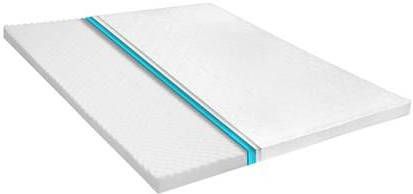 vidaXL Topmatras ei profiel 6 cm koudschuim 180x200 cm