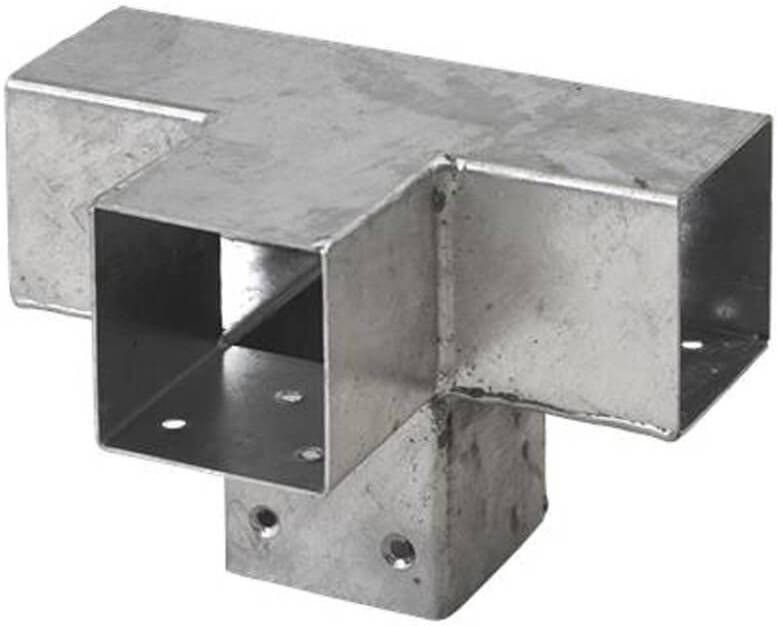 Plus Danmark Cubic 4 weg koppelstuk tbv paal 7 x 7 cm