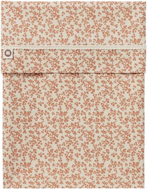 Noppies Baby Comfort Botanical poplin reversible baby wieglaken GOTS 80x100 cm Fog