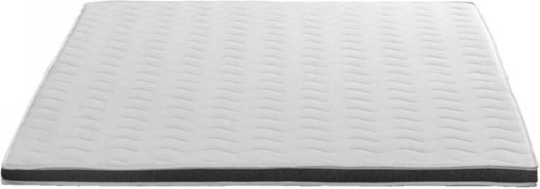 Leen Bakker Topdekmatras Trondheim grijs 160x200x7 cm