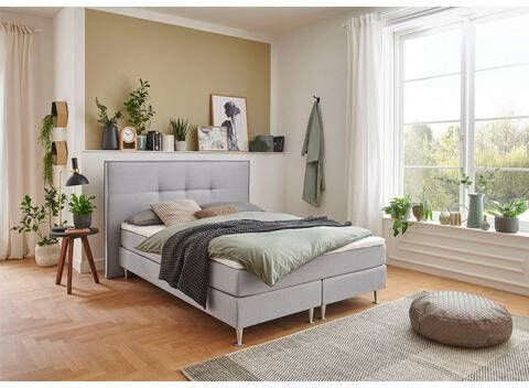 ATLANTIC home collection Boxspring Barnett met pocketveringsmatras en topmatras