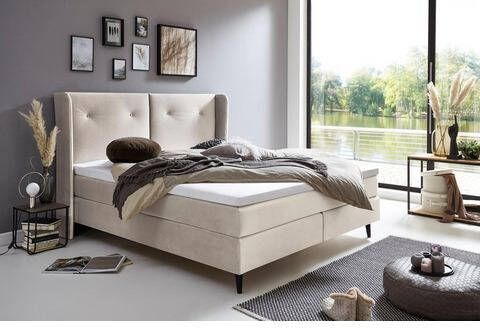 ATLANTIC home collection Boxspring BEATRIX met topmatras