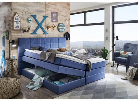 ATLANTIC home collection Boxspring Dakota met bedkist en topmatras