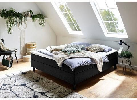ATLANTIC home collection Boxspring Happy zonder hoofdbord, met topmatras, naar keuze met of zonder beddengoed