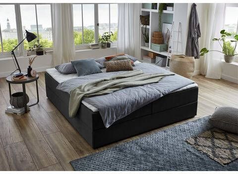 ATLANTIC home collection Boxspring Lucy zonder hoofdbord, vrij plaatsbaar, met bedkist