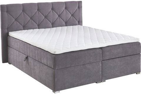 ATLANTIC home collection Boxspring Meike met xxl bedstee en topper