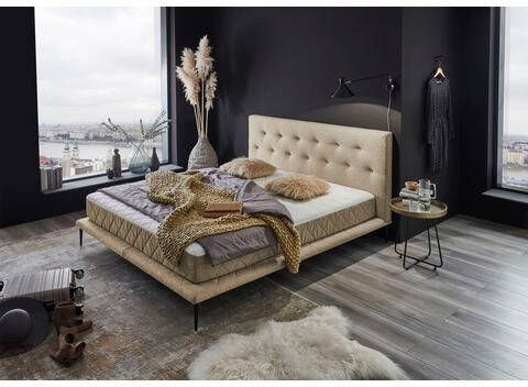 ATLANTIC home collection Boxspring Palm naar keuze met 7 zones pocketveringsmatras, platformbed