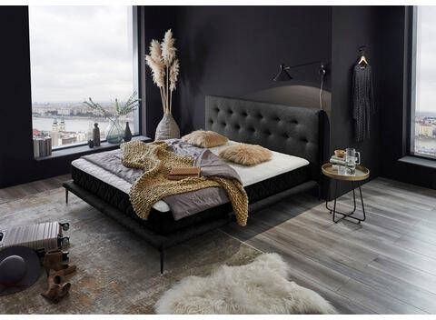 ATLANTIC home collection Boxspring Palm naar keuze met 7 zones pocketveringsmatras, platformbed