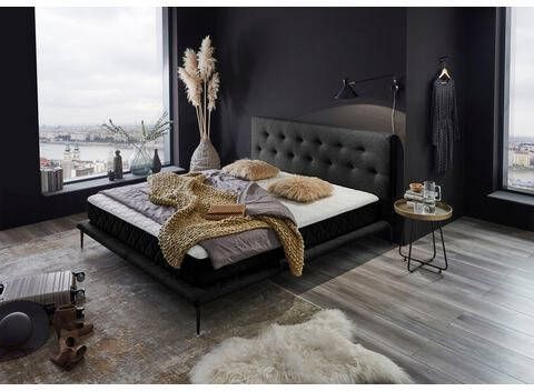 ATLANTIC home collection Boxspring Palm naar keuze met 7 zones pocketveringsmatras, platformbed