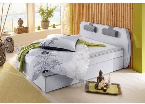 ATLANTIC home collection Boxspring Rex met topmatras en verstelbaar nekkussen