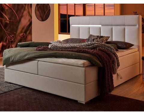 ATLANTIC home collection Boxspring TESSA met ledverlichting en bedkist