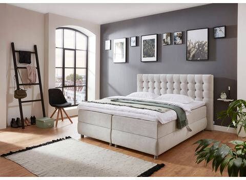 ATLANTIC home collection Boxspring TINA met bedkist en topmatras, ook in extra lang