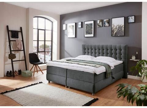 ATLANTIC home collection Boxspring TINA met bedkist en topmatras, ook in extra lang