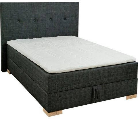 Breckle Boxspring inclusief topmatras van comfortschuim en bedkist met gasdrukveer