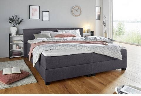 Breckle Boxspring met uittrekbaar rek, topmatras en bedkist