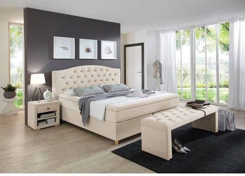 Home affaire Boxspring Claire met hoogwaardige, geheel massieven box