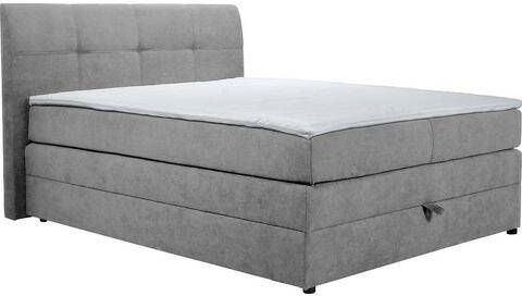 Home affaire Boxspring Finja bijzonder comfortabele lighoogte, met praktische bedkist(4 stuks )