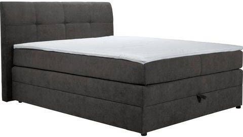 Home affaire Boxspring Finja bijzonder comfortabele lighoogte, met praktische bedkist(4 stuks )