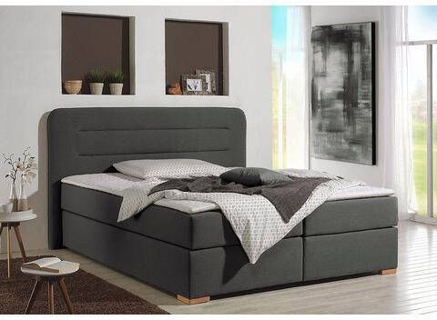 Home affaire Boxspring Manchester 5 breedten, 3 uitvoeringen, 2 hardheden, topmatras, stiksels