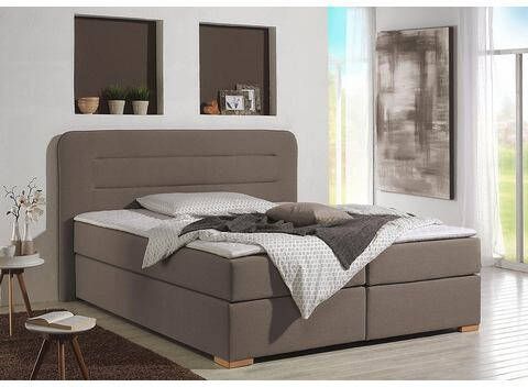 Home affaire Boxspring Manchester 5 breedten, 3 uitvoeringen, 2 hardheden, topmatras, stiksels