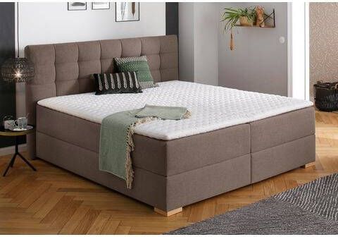 Home affaire Boxspring Olivet Boxspring in 4 kleuren, 4 breedten, 2 matrassoorten in 2 hardheden