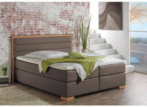 Home affaire Boxspring Treviso in 5 breedten, 3 uitvoeringen, 2 hardheden, topmatras. houten frame