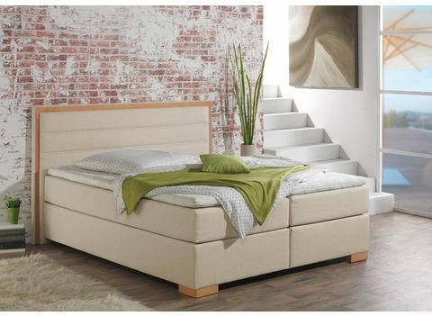 Home affaire Boxspring Treviso in 5 breedten, 3 uitvoeringen, 2 hardheden, topmatras. houten frame