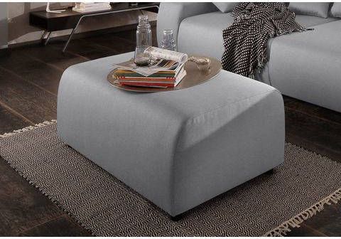 Home affaire Hocker Sundance luxe met bijzonder hoogwaardige bekleding voor maximaal 140 kg per zitoppervlak