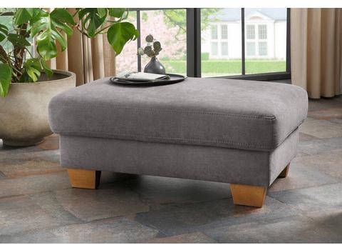 Home affaire Hockerbank Steve luxe met bijzonder hoogwaardige bekleding voor maximaal 140 kg vermogen, passend bij de serie "steve luxe"