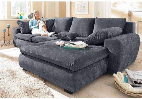 Home affaire Hoekbank Cara Mia naar keuze met slaapfunctie, in vele stofkwaliteiten en kleuren