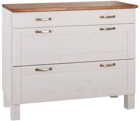 Home affaire Onderkast Alby Breedte 100, 1 lade, 2 grote laden