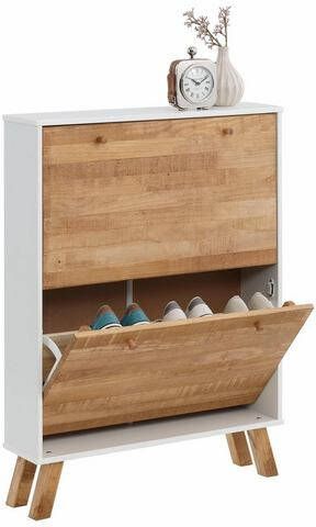 Home affaire Schoenenkast Rondo, met 2 kleppen, breedte 75 cm