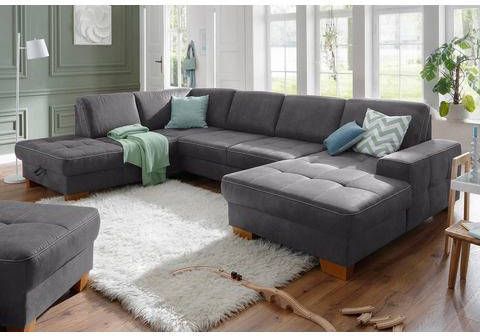 Home affaire Zithoek Pucci met binnenvering, zitdiepteverstelling, contrastnaad