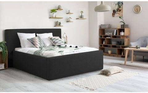 INOSIGN Bekleed ledikant DALINA rechtlijnig hoofdbord, in 5 breedten, ook in 220 cm lengte