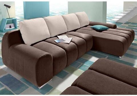 INOSIGN Hoekbank optioneel met bedfunctie