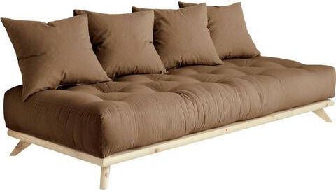 Karup Slaapbank Senza divan met houtstructuur