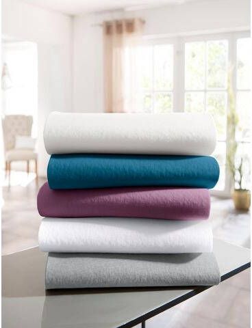 Leonique Hoeslaken Sofia laken, in maten 90x200, 140x200 en 180x200 cm te bestellen, materiaal 97% katoen & 3% elastan, geschikt voor boxsprings, van jersey met elastan, voor matrasdikte tot 30 cm, topkwaliteit in 160 g/m², met elastiek, hoeslaken, laken, laken van jersey met elastan, voor matrasdikte tot 30 cm, topkwaliteit in 160 g/m², met elastiek(1 stuk )